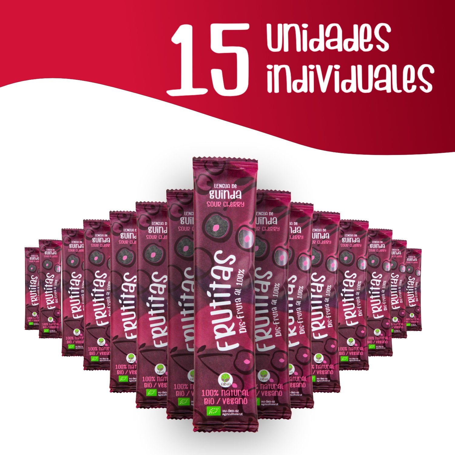 Frutitas guinda 15 ud triangulo