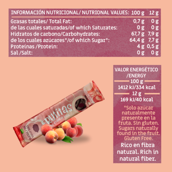 Frutitas Melocotón BIO - Imagen 4